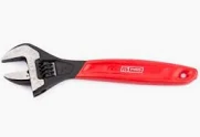 Llave Ajustable 18 C. B. Mango Rojo